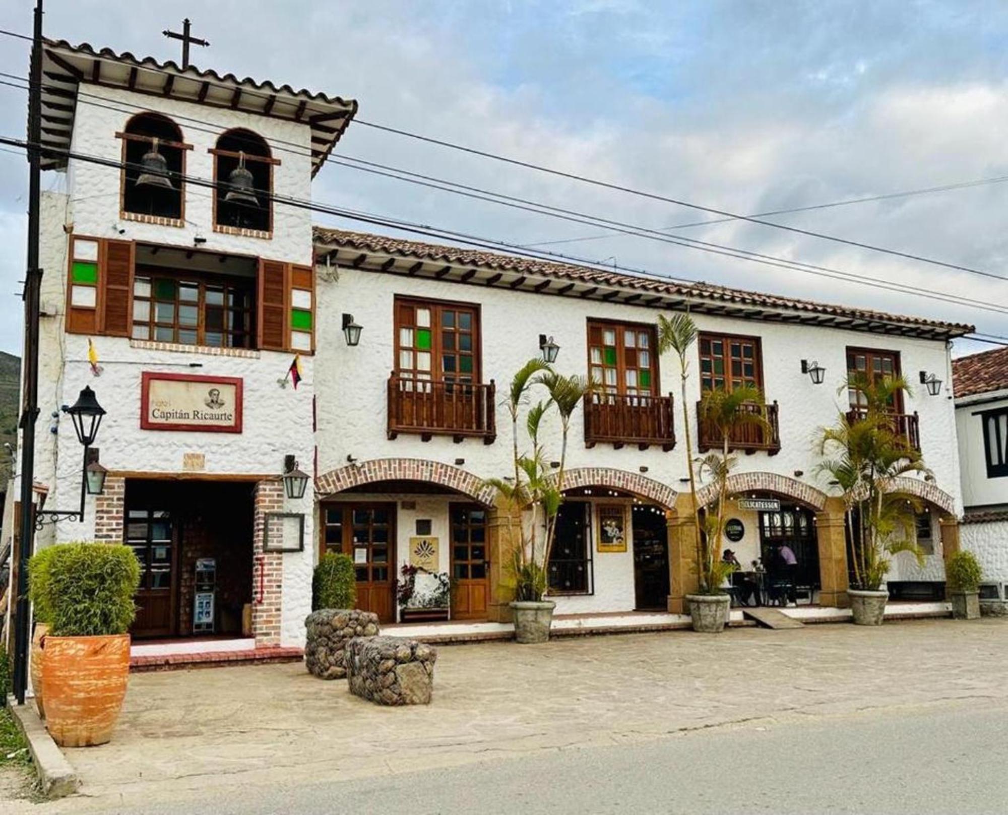Hotel Capitan Ricaurte Villa de Leyva Bagian luar foto