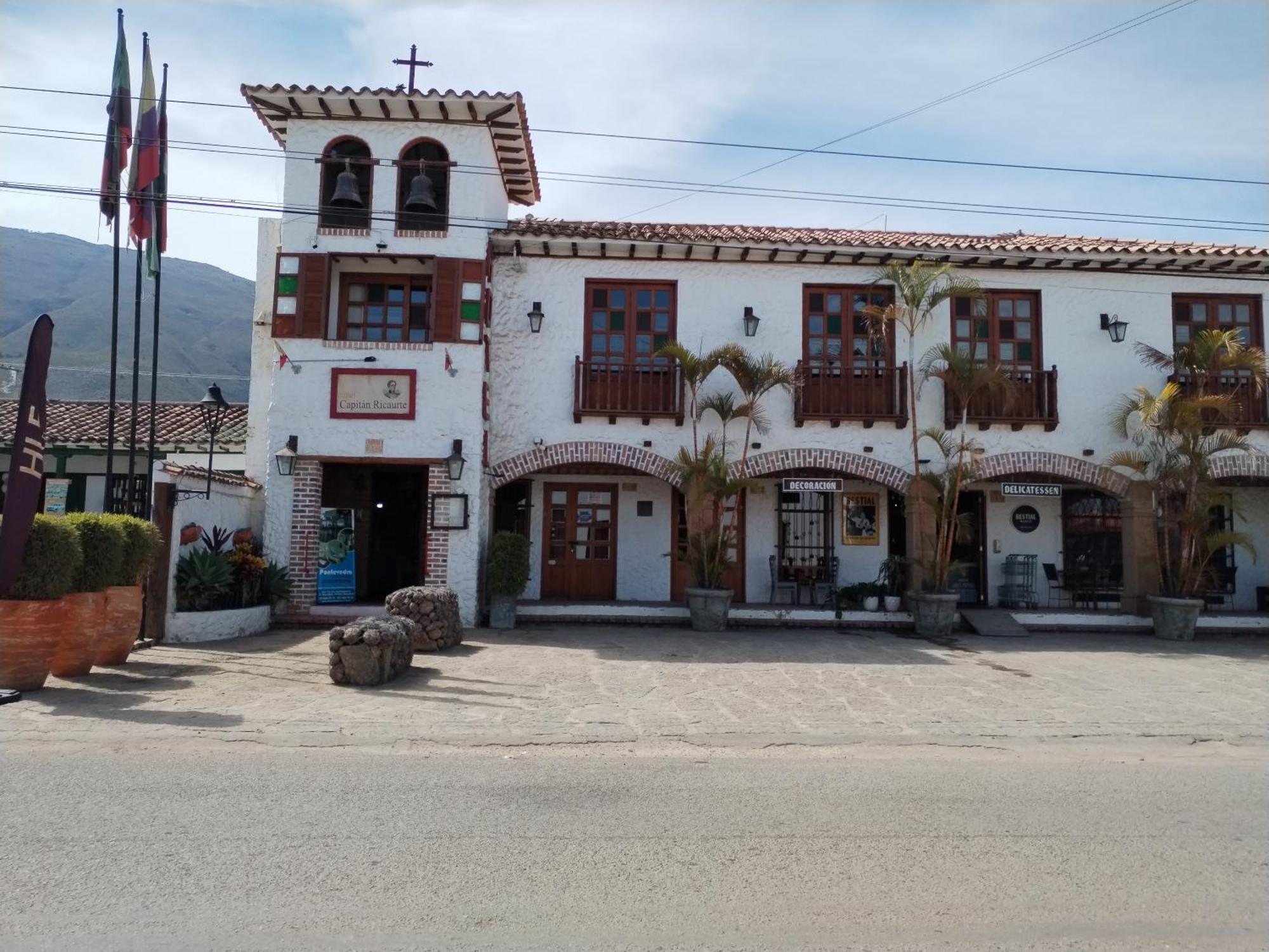 Hotel Capitan Ricaurte Villa de Leyva Bagian luar foto