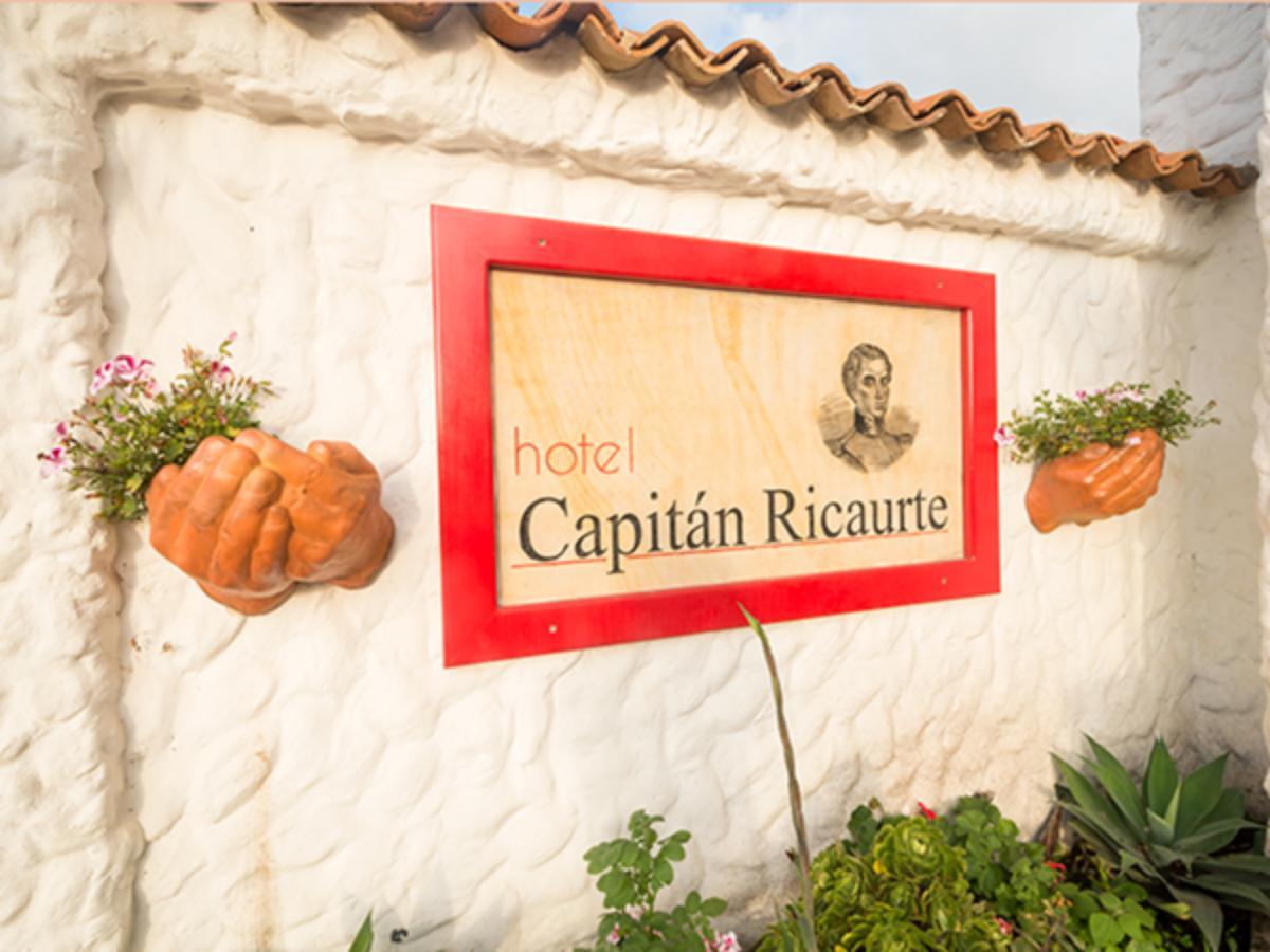 Hotel Capitan Ricaurte Villa de Leyva Bagian luar foto